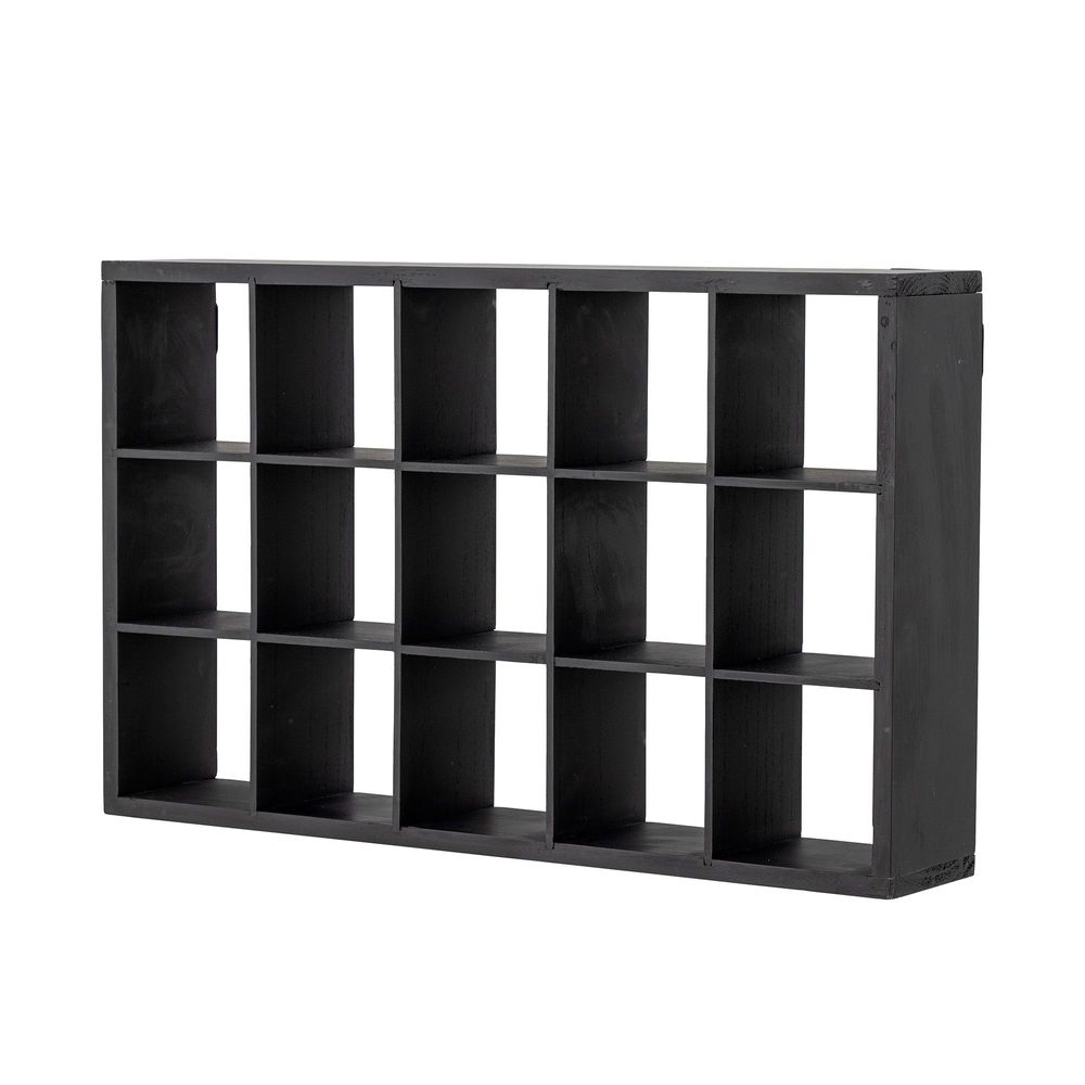 Shelves - Olinn Shelf, Black, Firwood - BLOOMINGVILLE MULTIBRAND HOUSE