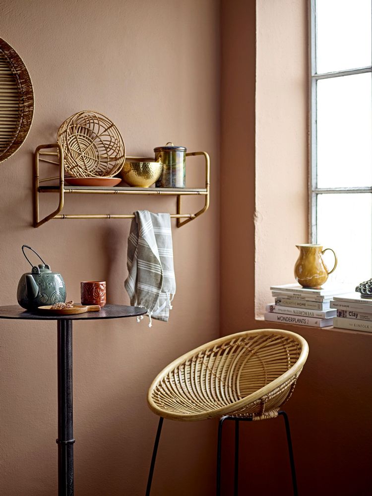 Chairs - Yonne Bar Chair, Nature, Rattan - BLOOMINGVILLE MULTIBRAND HOUSE