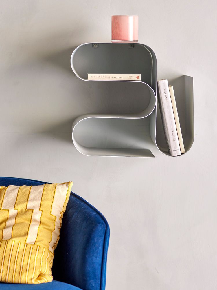 Boîtes de rangement - Berra Porte-revues, Gris, Métal - BLOOMINGVILLE MULTIBRAND HOUSE