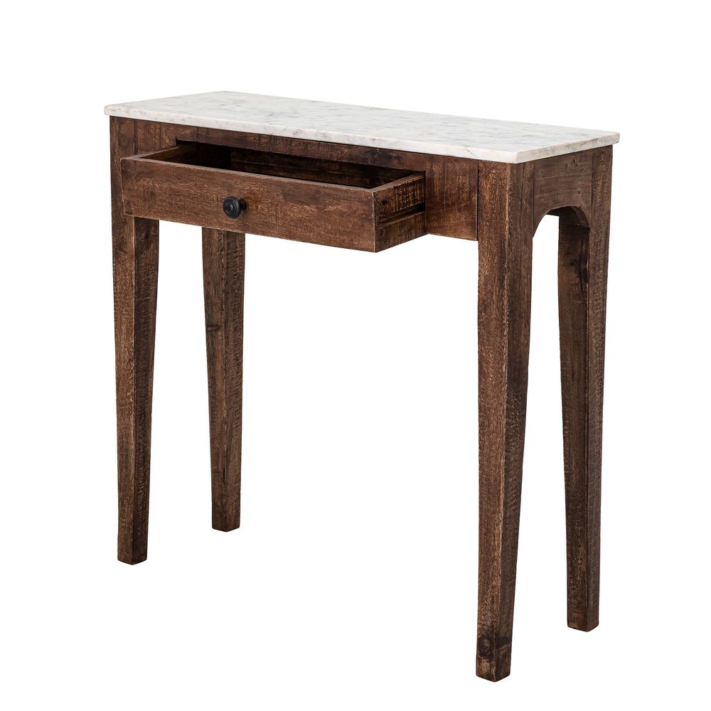 Other tables - Hauge Console Table, Brown, Marble - CREATIVE COLLECTION