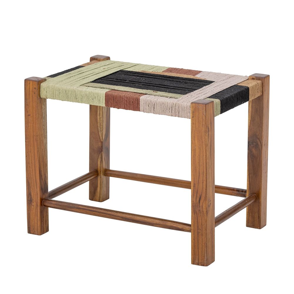 Tabourets - Verde Tabouret, Marron, Jute  - BLOOMINGVILLE MULTIBRAND HOUSE