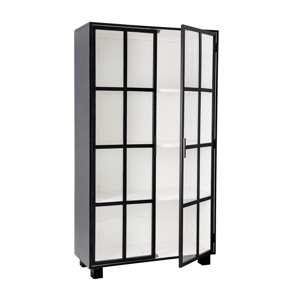 Buffets - Isabel Armoire, Noir, Chêne - BLOOMINGVILLE MULTIBRAND HOUSE