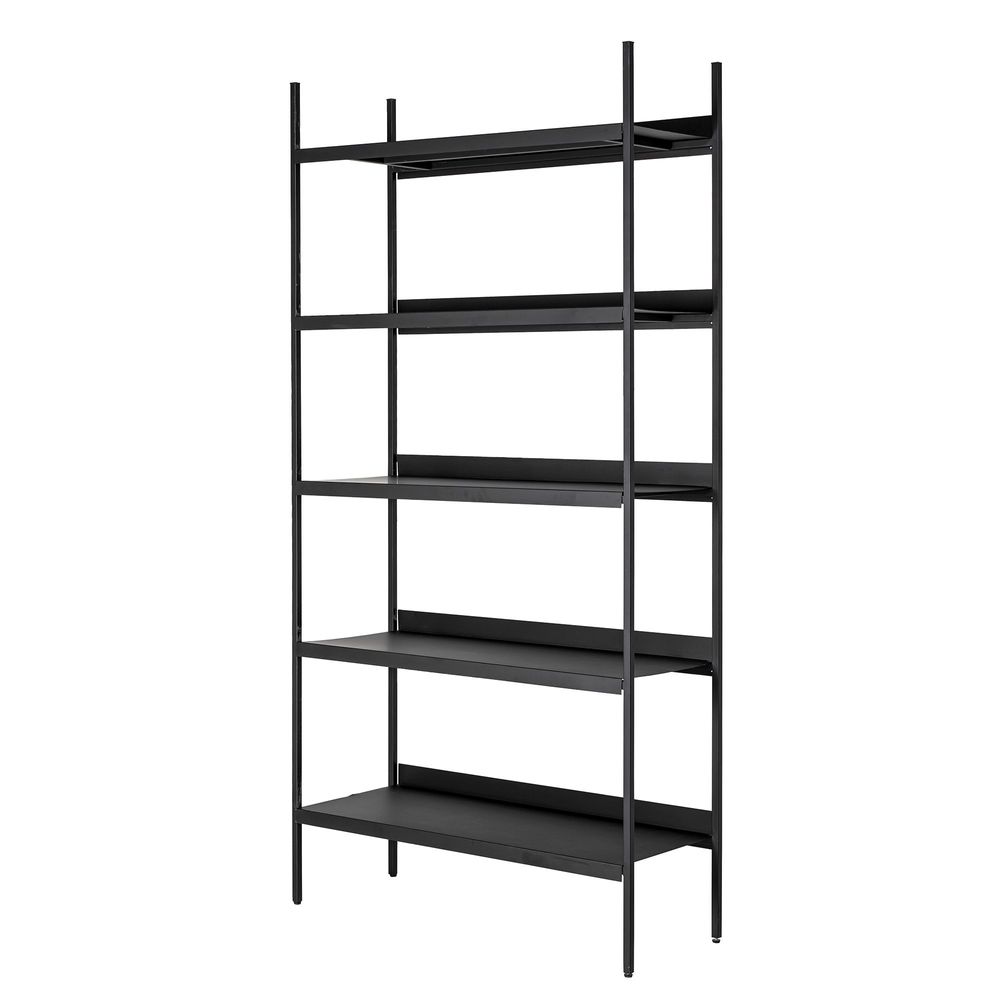 Bookshelves - Lot Bookcase, Black, Metal - BLOOMINGVILLE MULTIBRAND HOUSE
