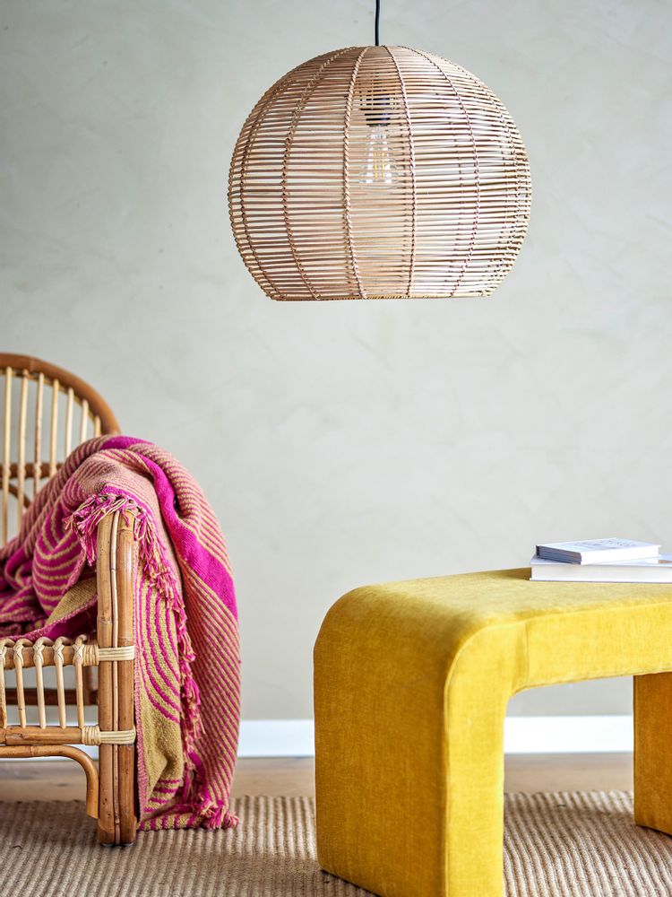Suspensions - Vibs Lampe à suspension, Nature, Rotin - BLOOMINGVILLE MULTIBRAND HOUSE