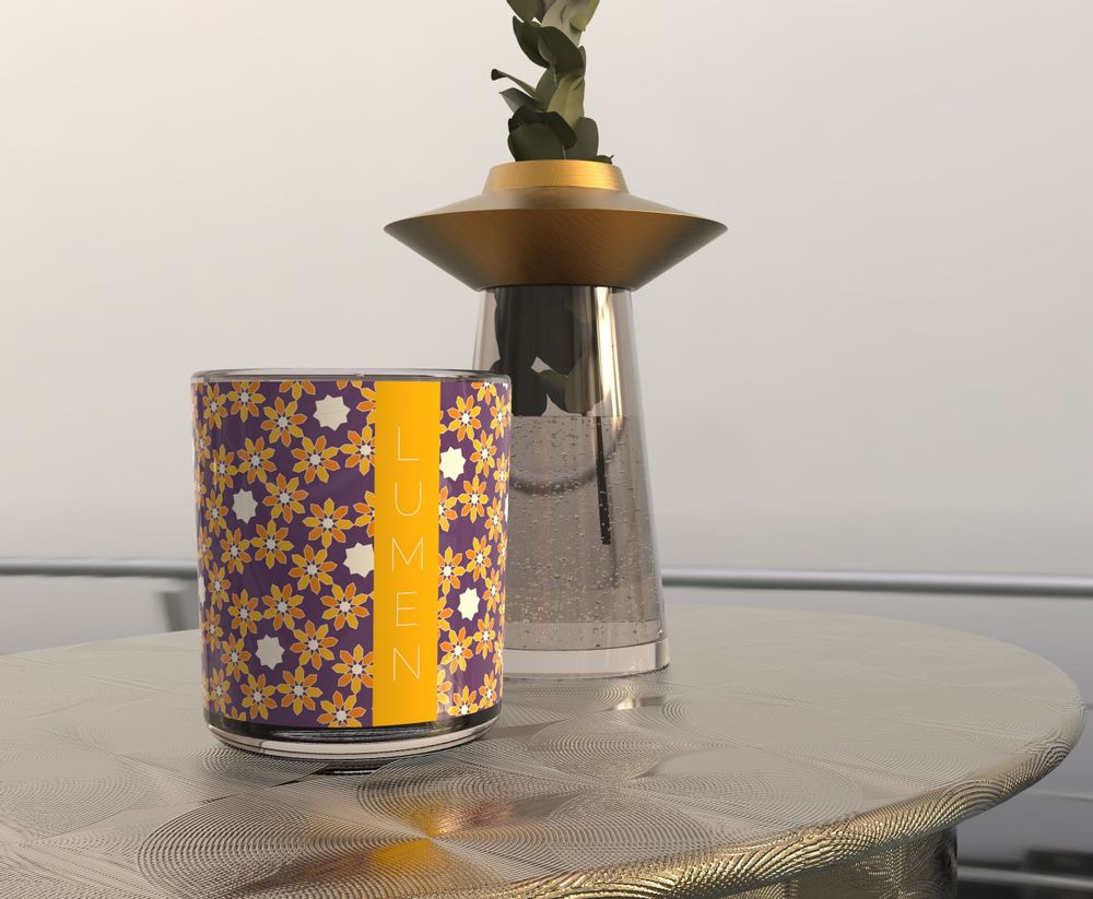 Decorative objects - Scented candle made in France Abir - series Noura - LUMEN • MAISON DE PARFUMS D'INTÉRIEUR