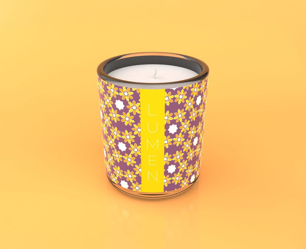 Decorative objects - Scented candle made in France Abir - series Noura - LUMEN • MAISON DE PARFUMS D'INTÉRIEUR