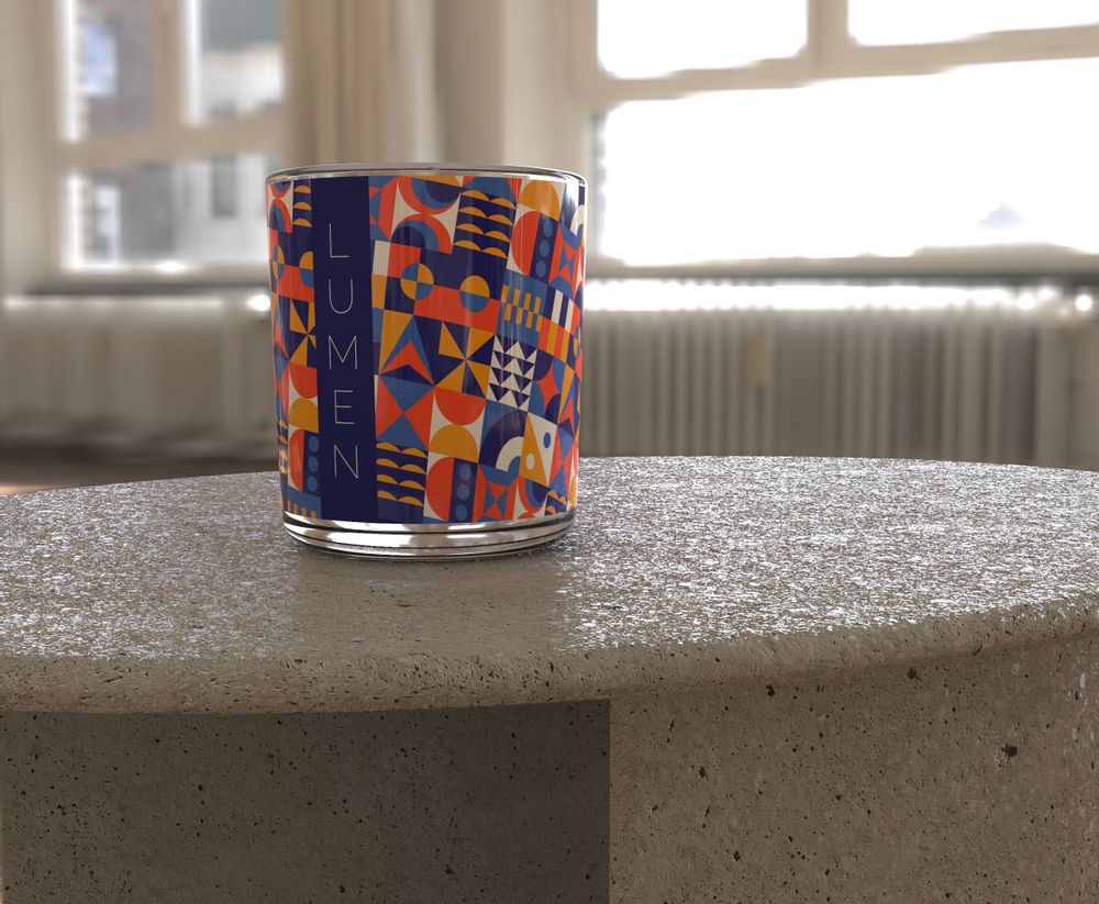 Decorative objects - Scented candle made in France Papous - series Tamara - LUMEN • MAISON DE PARFUMS D'INTÉRIEUR
