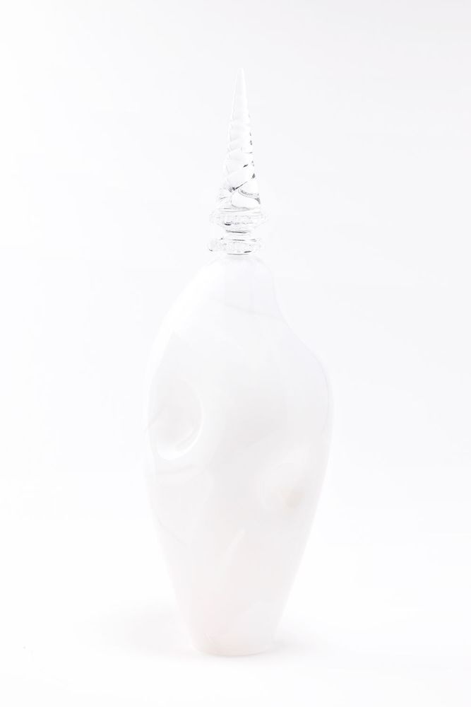 Art glass - Glass art sculpture Unicorn "White" - KIRBEL OÜ