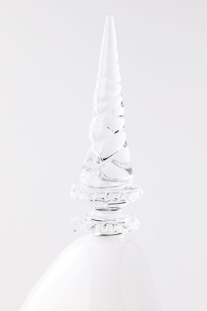 Art glass - Glass art sculpture Unicorn "White" - KIRBEL OÜ
