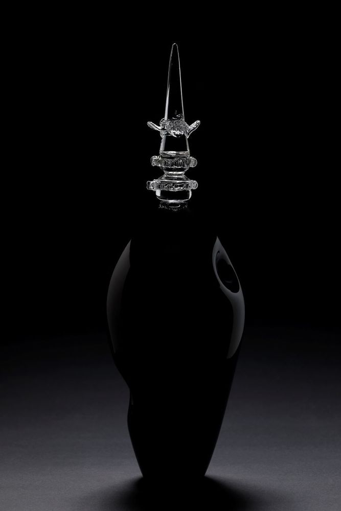 Art glass - Glass art sculpture Unicorn "Black" - KIRBEL OÜ