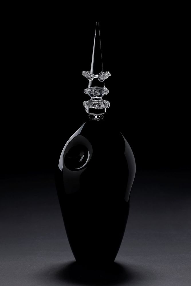 Art glass - Glass art sculpture Unicorn "Black" - KIRBEL OÜ