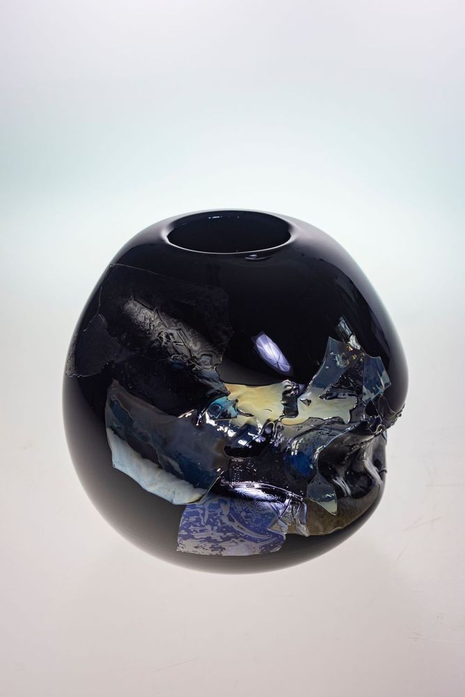 Art glass - The vase "Milky Way” - KIRBEL OÜ
