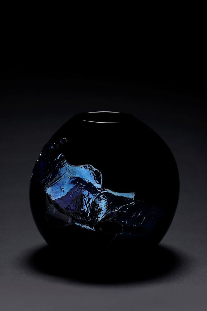 Art glass - The vase "Milky Way” - KIRBEL OÜ