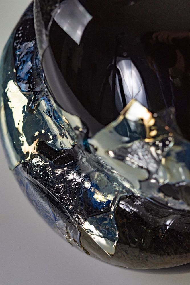 Art glass - The vase "Milky Way” - KIRBEL OÜ