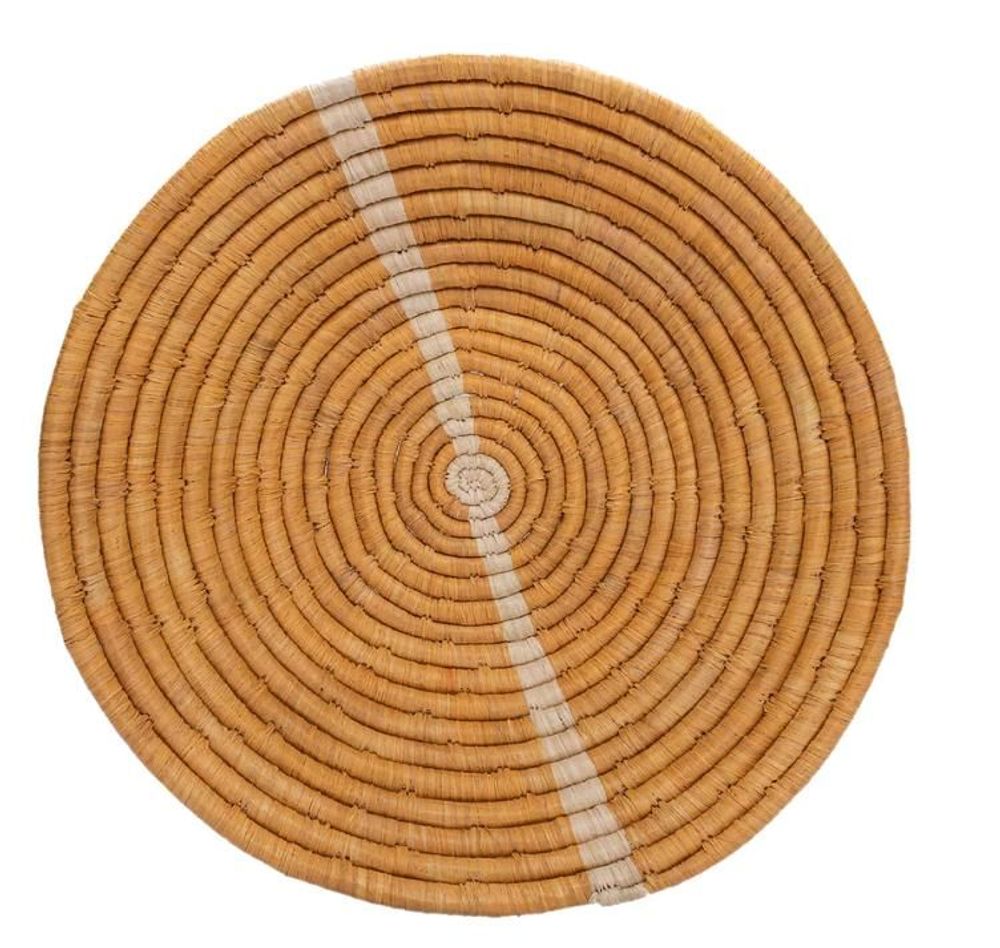 Other wall decoration - Set of 3 earth tone woven bowl - MAISON SUKU