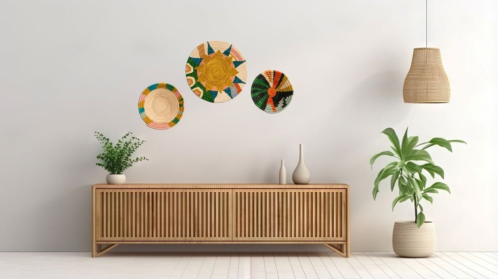 Other wall decoration - Tropicana Woven Bowl Set of 3 - MAISON SUKU