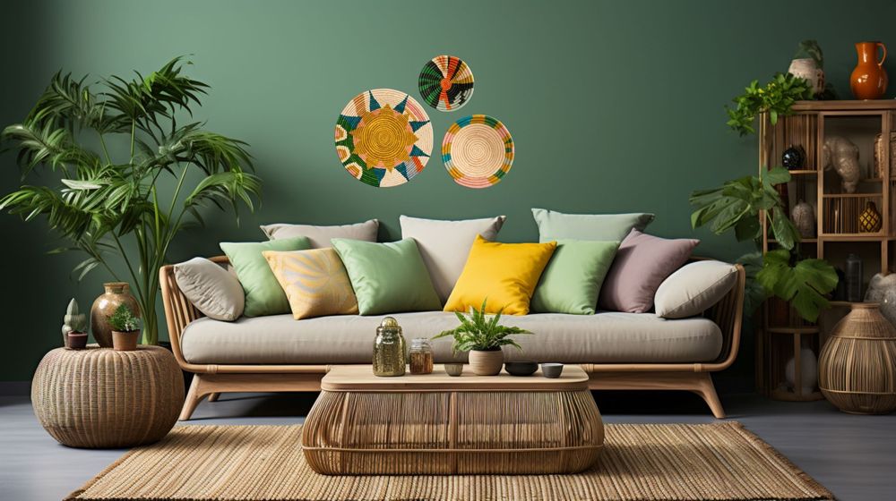 Other wall decoration - Tropicana Woven Bowl Set of 3 - MAISON SUKU
