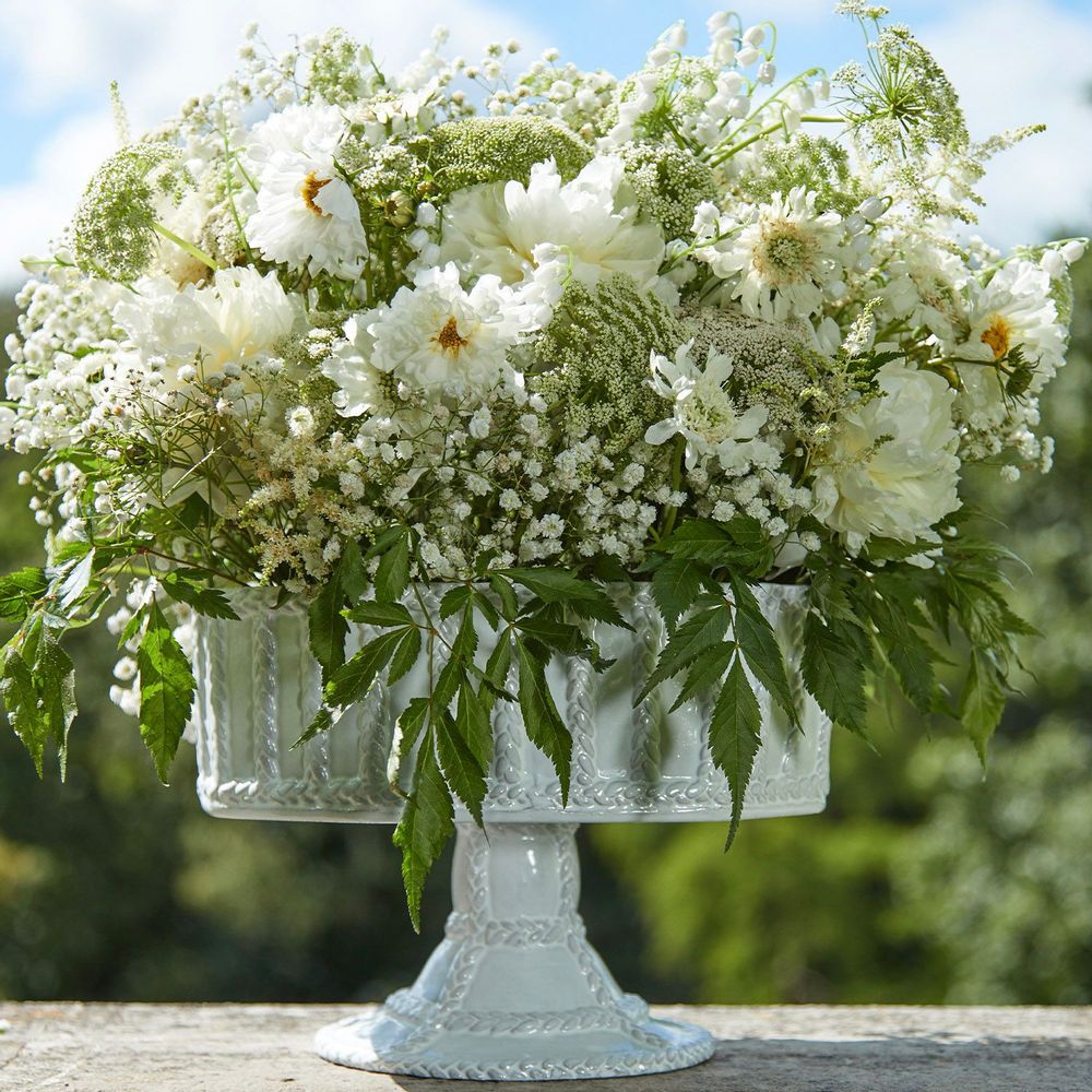 Table cloths - LILY OF THE VALLEY 'Muguet' Linen Tablecloths & Napkins - SUMMERILL AND BISHOP