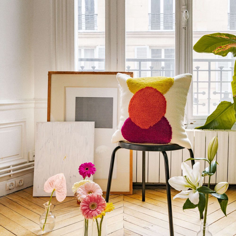 Cushions - Good Karma Pillow - COLORTHERAPIS