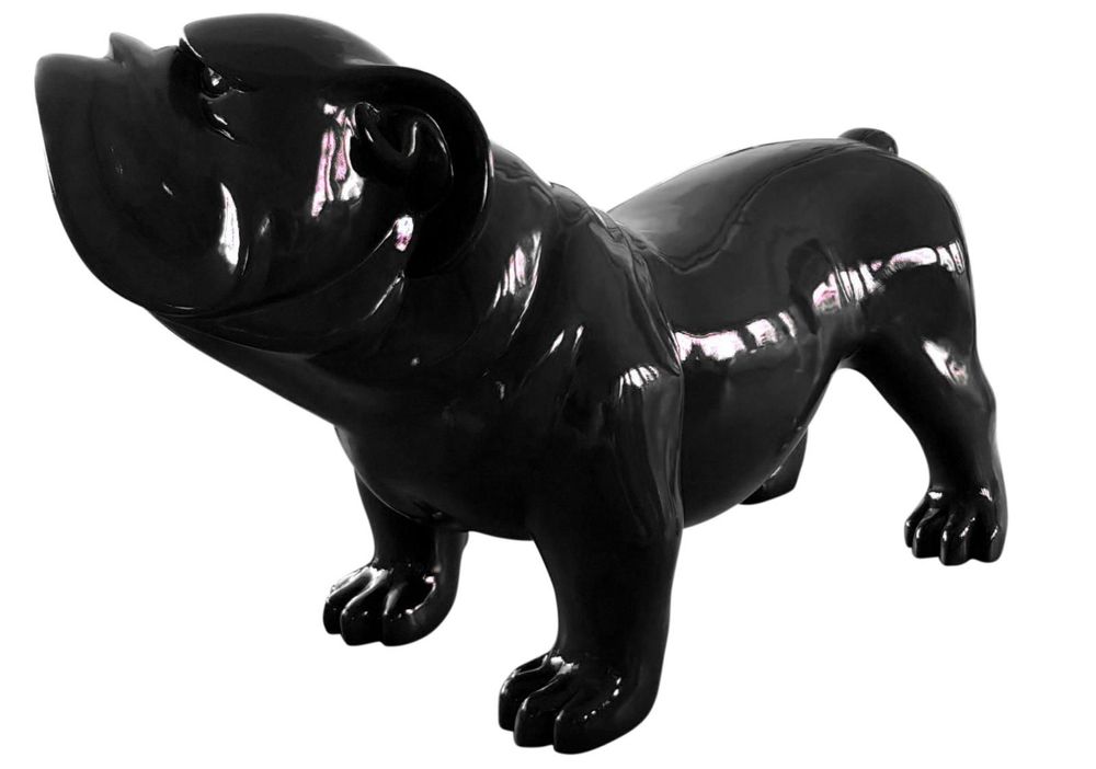 Sculptures, statuettes et miniatures - Chien English Bouledogue Debout Résine - GRAND DÉCOR