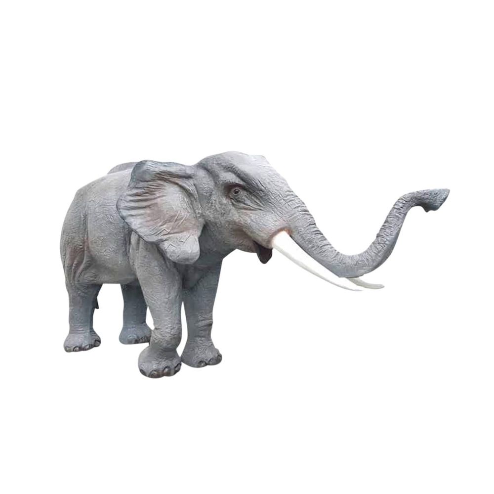 Sculptures, statuettes et miniatures - Eléphant Joyeux Résine Réaliste - GRAND DÉCOR