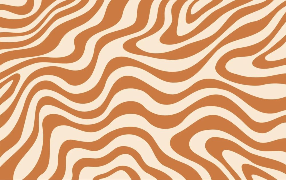 Objets design - Papier peint No. 499 - Vagues Groovy - WELLPAPERS