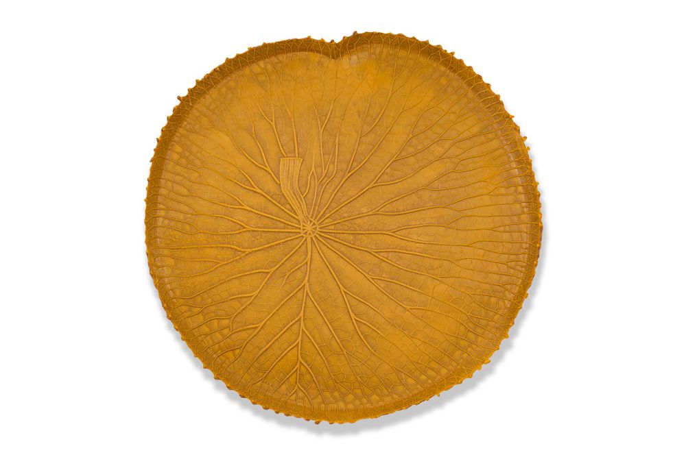 Plateaux - Plateau -VITÓRIA RÉGIA Ocre Feuille Amazonienne 100% caoutchouc naturel - SABIÁ DESIGN
