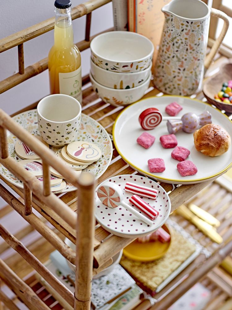 Assiettes au quotidien - Mylie Assiette, Nature, Grès - BLOOMINGVILLE MINI