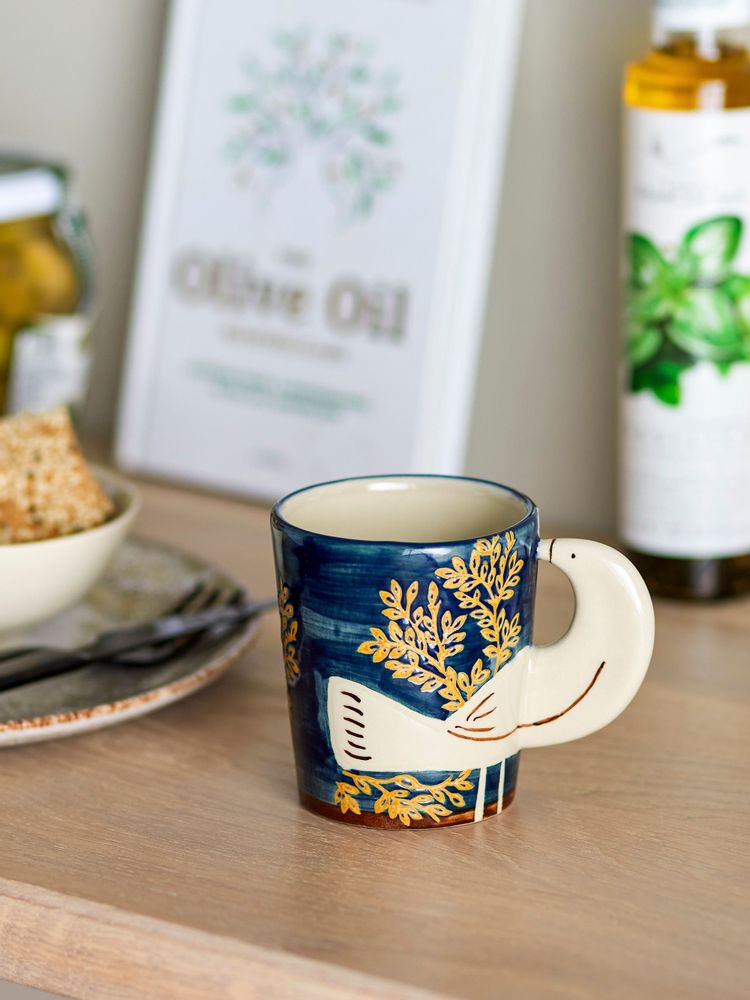 Tasses et mugs - Hezha Tasse, Blue, Grès - BLOOMINGVILLE MULTIBRAND HOUSE