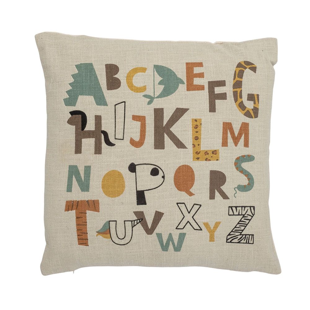 Cushions - Memmo Cushion, Nature, Cotton - BLOOMINGVILLE MINI