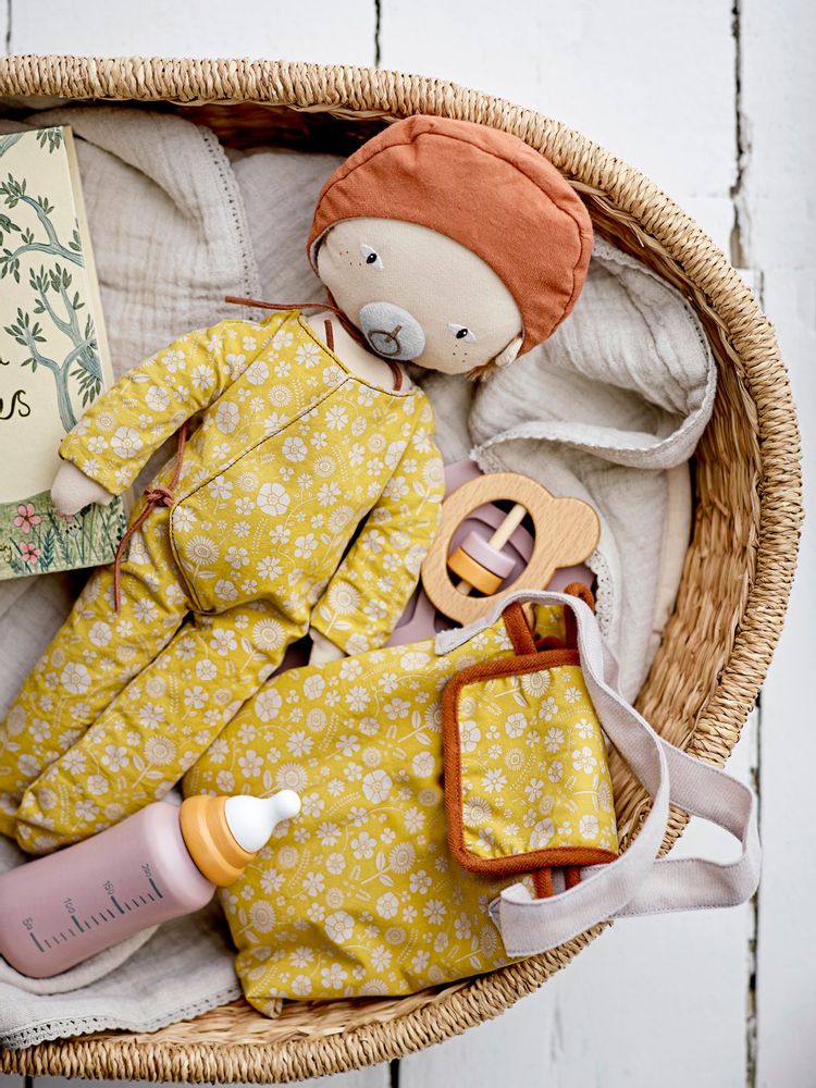 Toys - Nalle Doll, Brown, Cotton Set of 6 - BLOOMINGVILLE MINI
