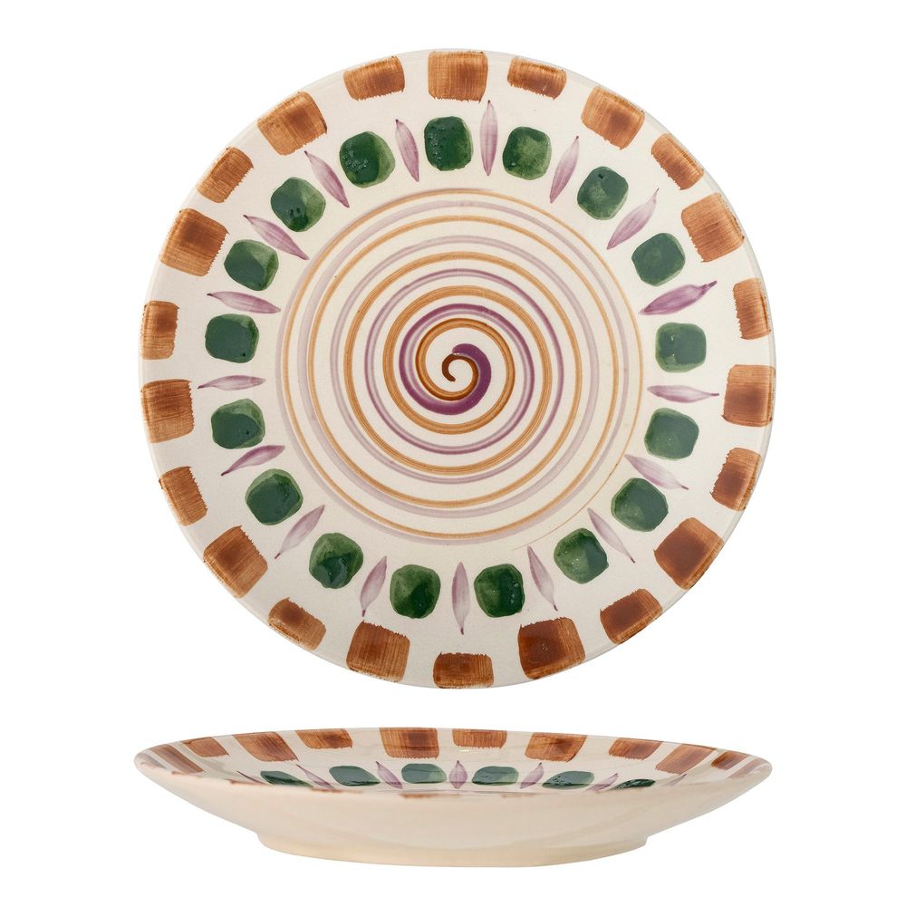 Everyday plates - Shama Plate, Green, Stoneware - BLOOMINGVILLE MULTIBRAND HOUSE