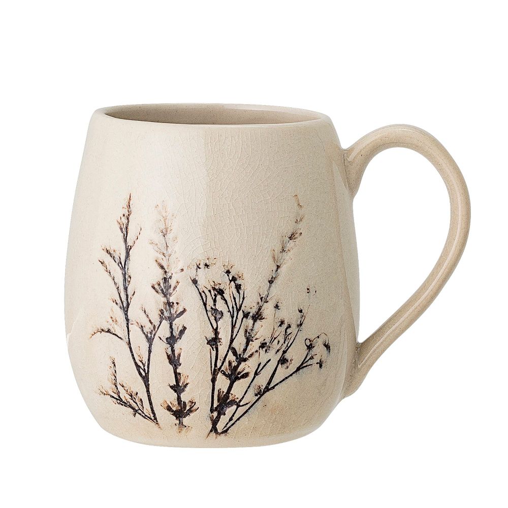 Mugs - Bea Mug, Nature, Stoneware - BLOOMINGVILLE MULTIBRAND HOUSE