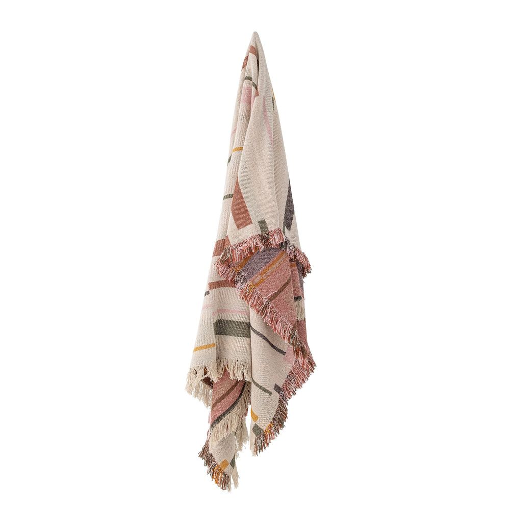 Plaids - Toscana Plaid, Nature, Coton recyclé - BLOOMINGVILLE MULTIBRAND HOUSE