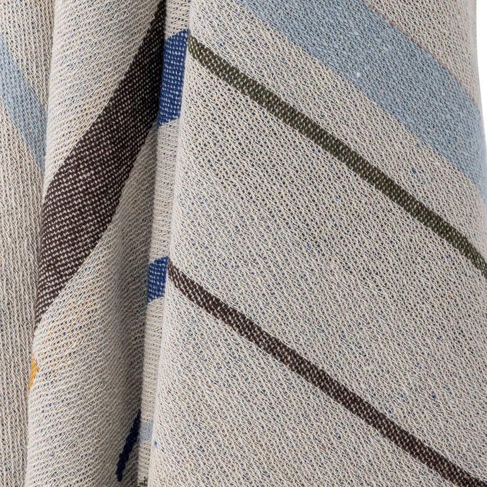 Plaids - Toscana Plaid, Blue, Coton recyclé - BLOOMINGVILLE MULTIBRAND HOUSE