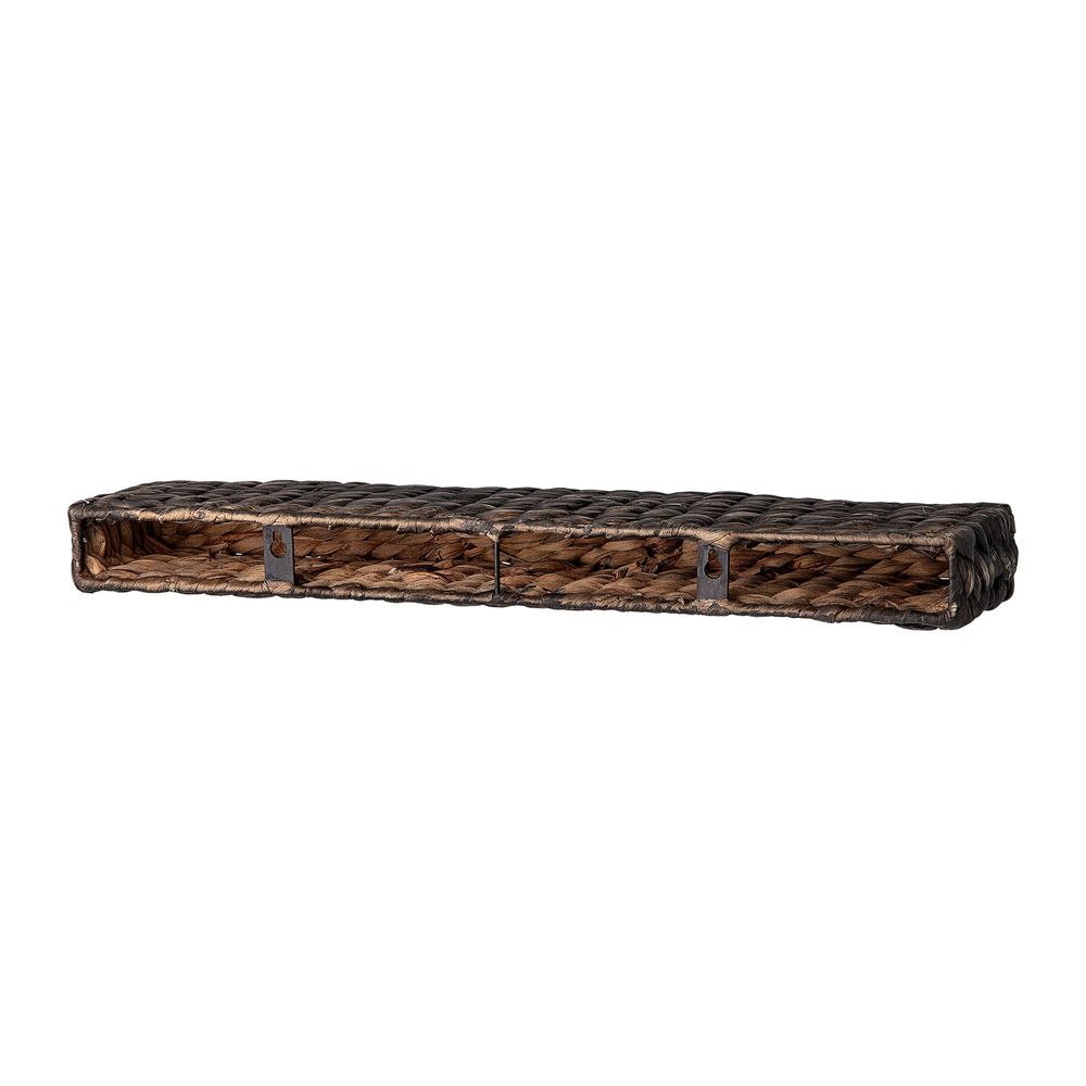 Shelves - Celina Shelf, Black, Water Hyacinth  - CREATIVE COLLECTION