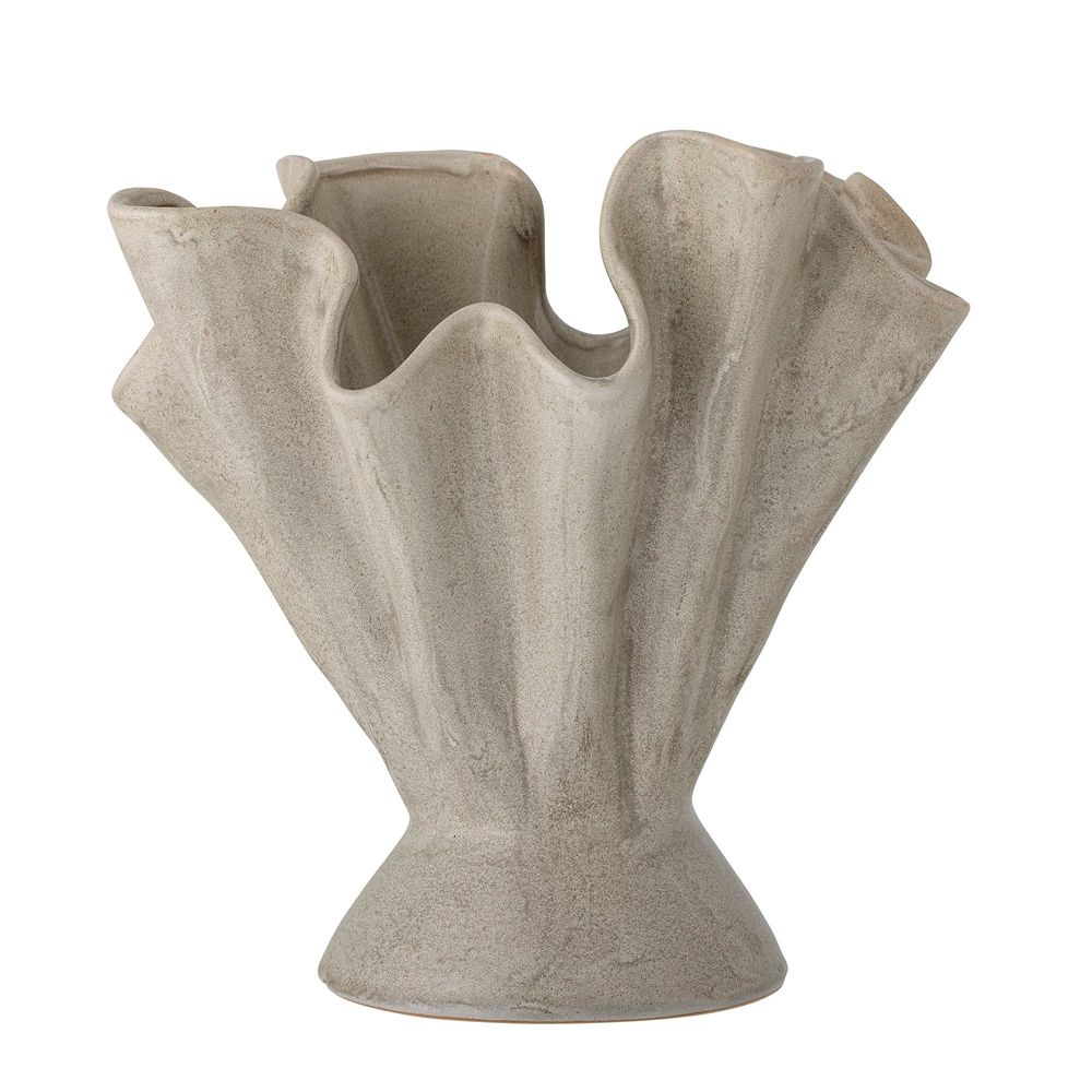 Vases - Plier Vase, Nature, Grès - BLOOMINGVILLE MULTIBRAND HOUSE