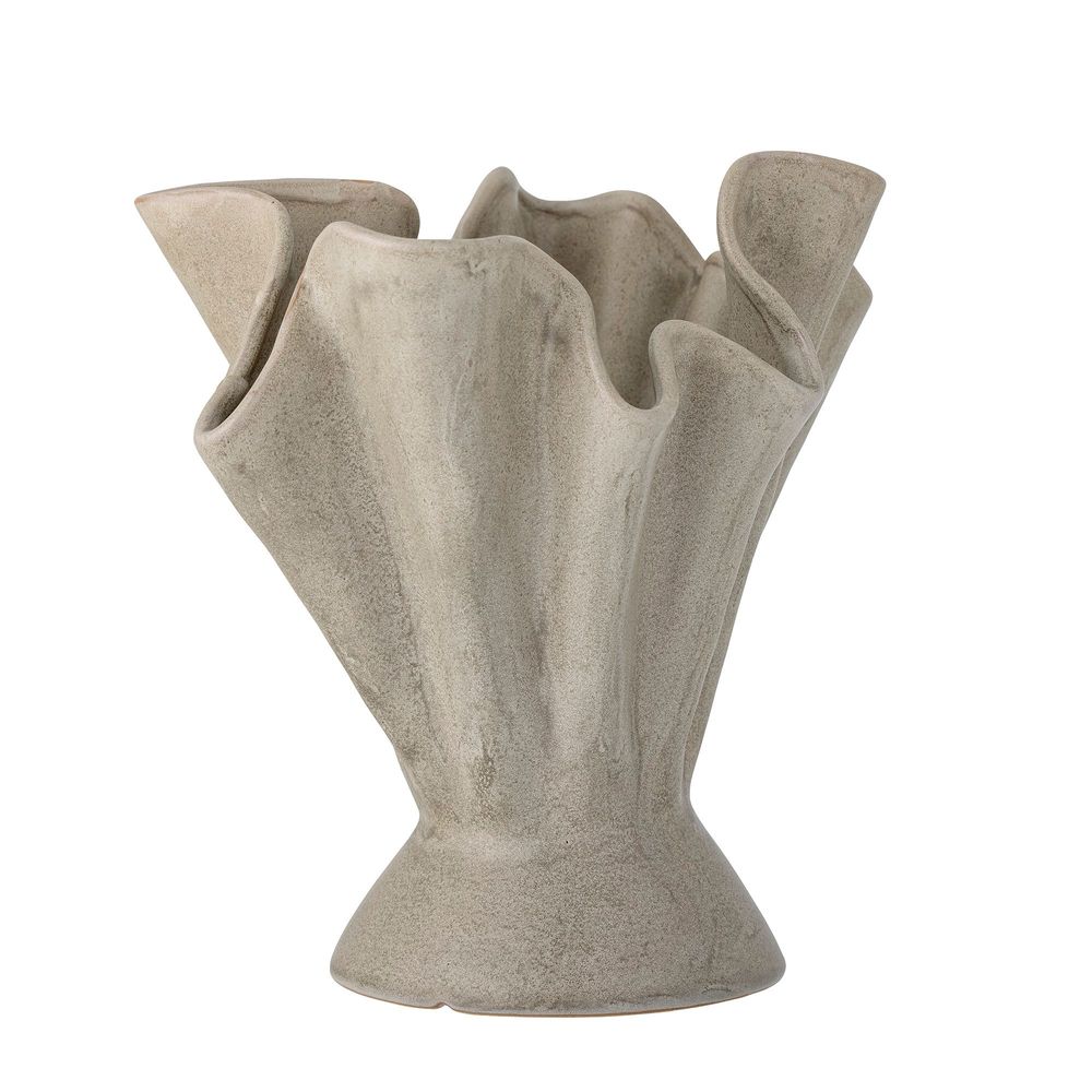 Vases - Plier Vase, Nature, Grès - BLOOMINGVILLE MULTIBRAND HOUSE