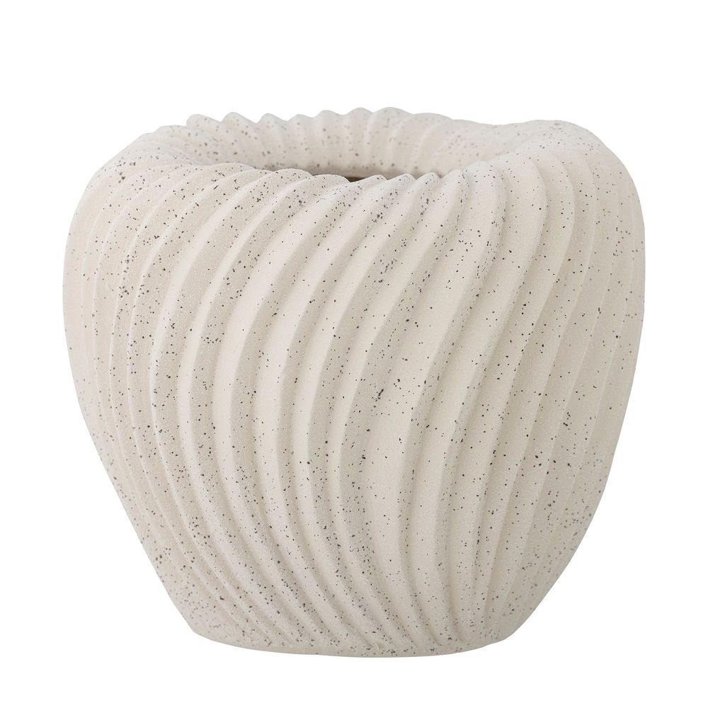 Flower pots - Maham Flowerpot, Nature, Stoneware - BLOOMINGVILLE MULTIBRAND HOUSE