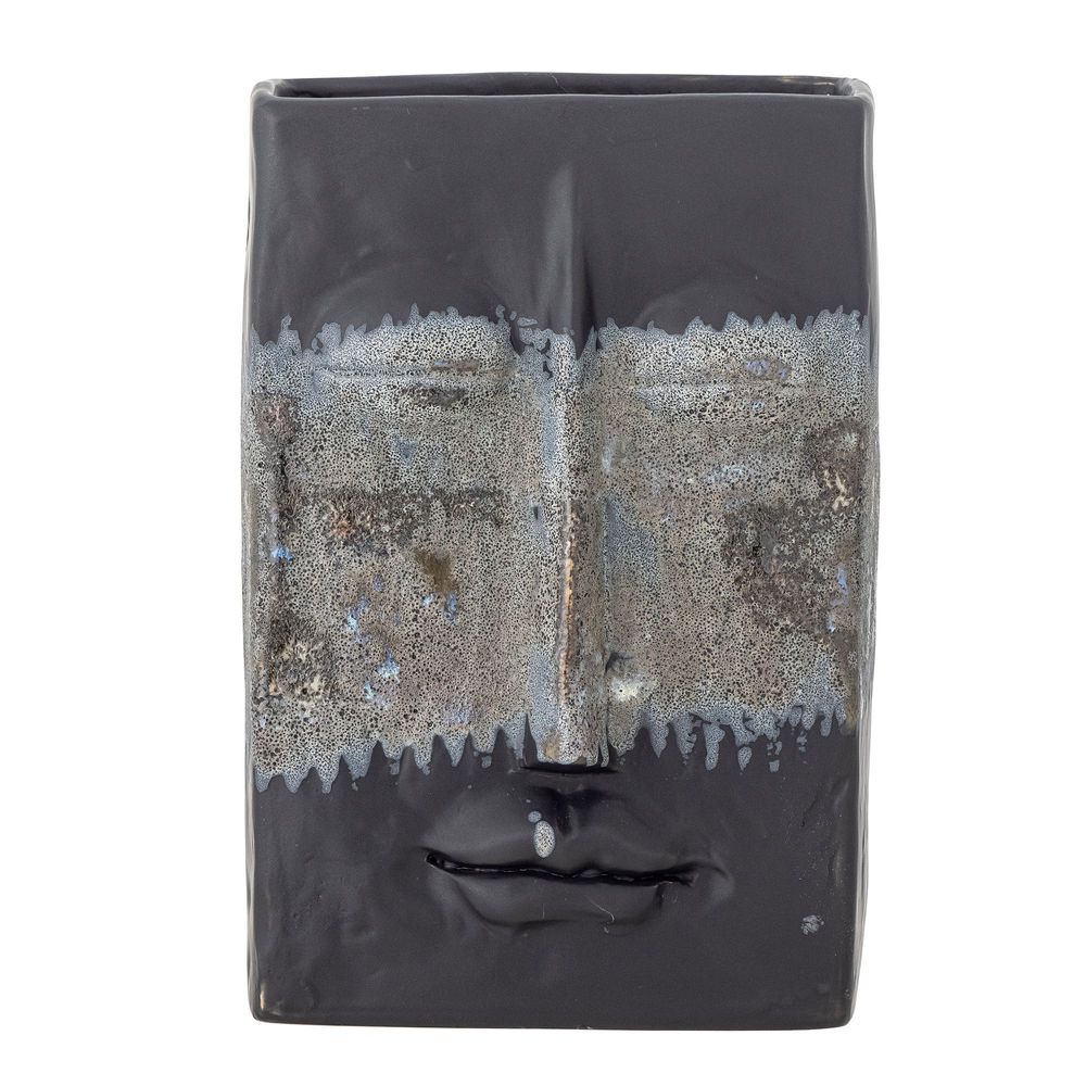Vases - Nasru Vase, Noir, Grès - BLOOMINGVILLE MULTIBRAND HOUSE