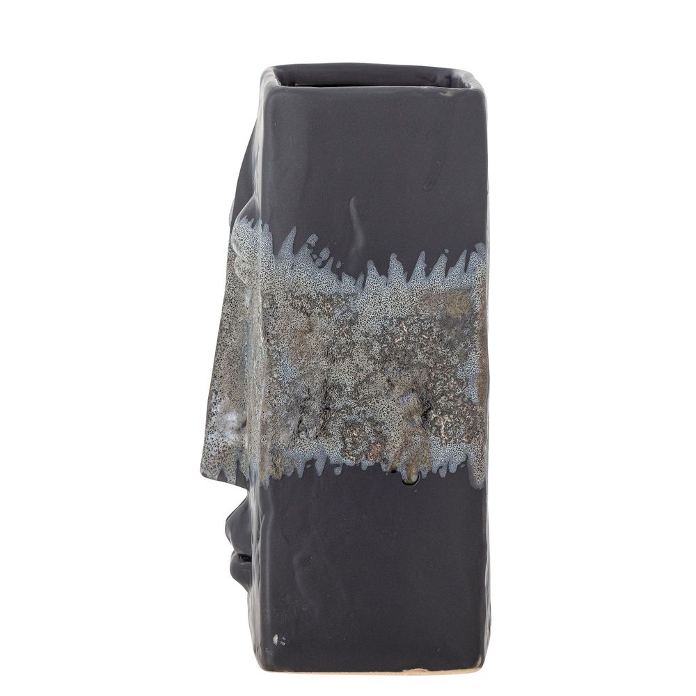 Vases - Nasru Vase, Noir, Grès - BLOOMINGVILLE MULTIBRAND HOUSE