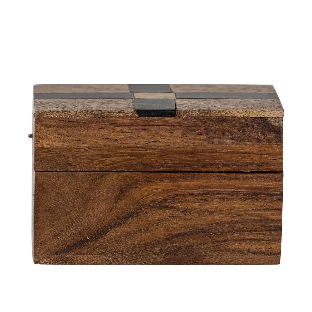 Boîtes de rangement - Cemile Boîte avec couvercle, Marron, Mango - BLOOMINGVILLE MULTIBRAND HOUSE