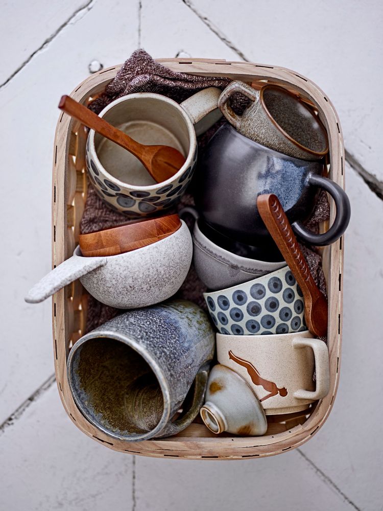 Mugs - Tinni Cup, Blue, Stoneware - BLOOMINGVILLE MULTIBRAND HOUSE