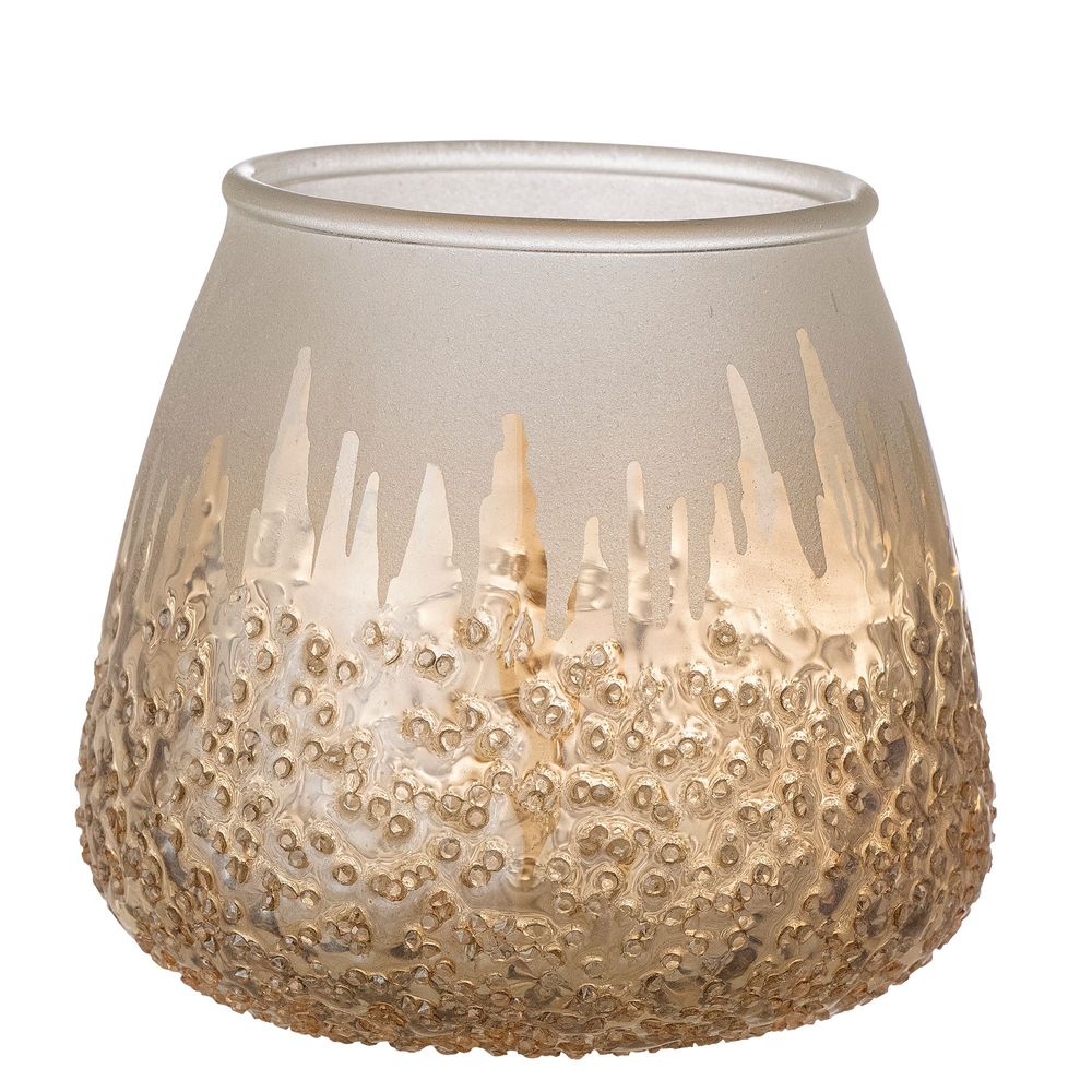 Bougeoirs et photophores - Fenjah Photophore, Or, Verre recyclé - BLOOMINGVILLE MULTIBRAND HOUSE
