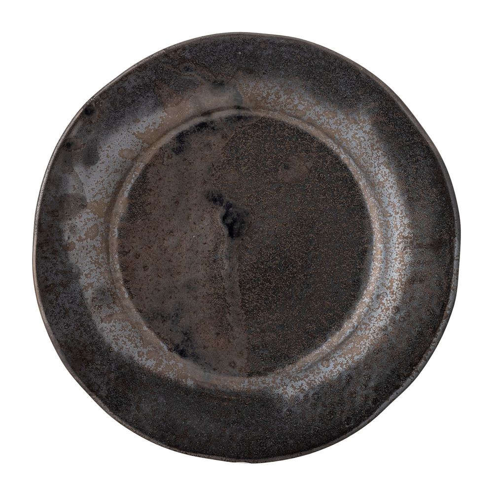 Everyday plates - Linne Plate, Brass, Stoneware  - CREATIVE COLLECTION