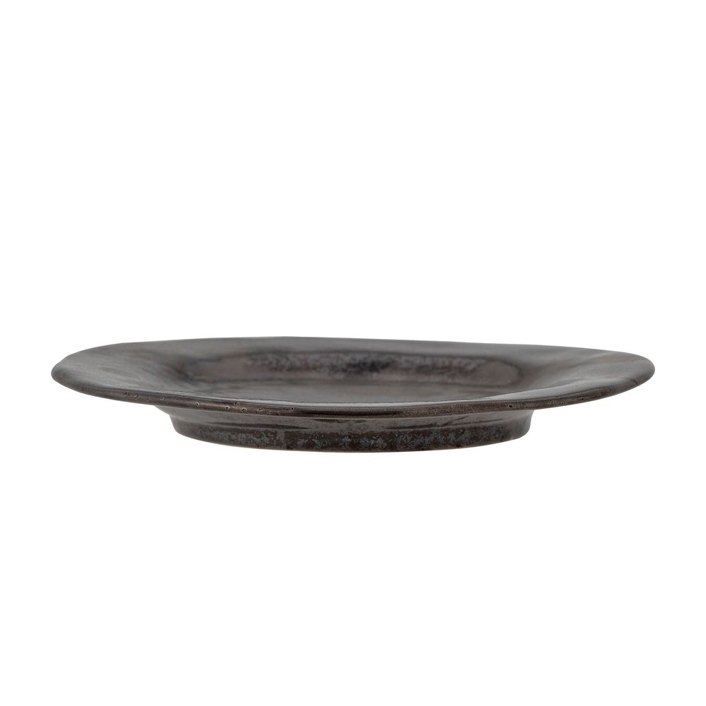 Everyday plates - Linne Plate, Brass, Stoneware  - CREATIVE COLLECTION
