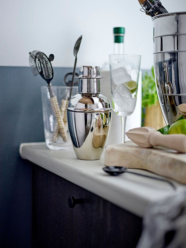 Accessoires pour le vin - Juliah Refroidisseur de vin, Argent, Acier inoxydable - BLOOMINGVILLE MULTIBRAND HOUSE