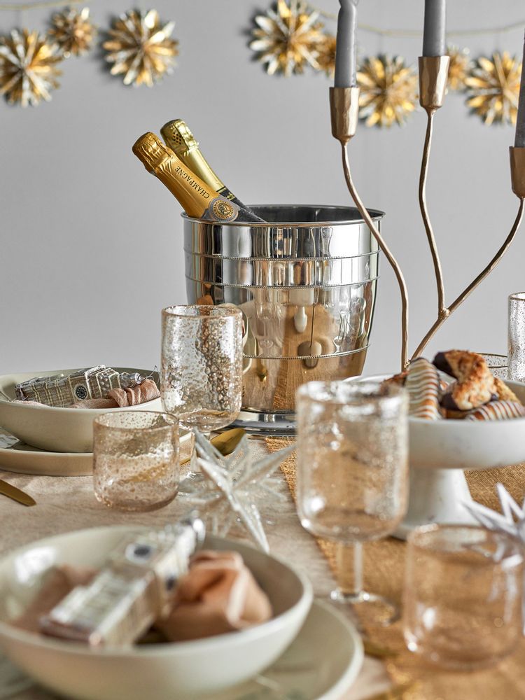 Accessoires pour le vin - Juliah Refroidisseur de vin, Argent, Acier inoxydable - BLOOMINGVILLE MULTIBRAND HOUSE