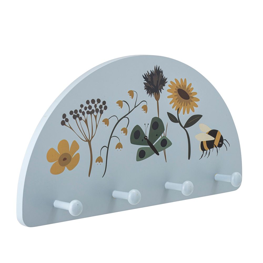 Mounting accessories - Juliana Coat Rack, Blue, Lotus - BLOOMINGVILLE MINI