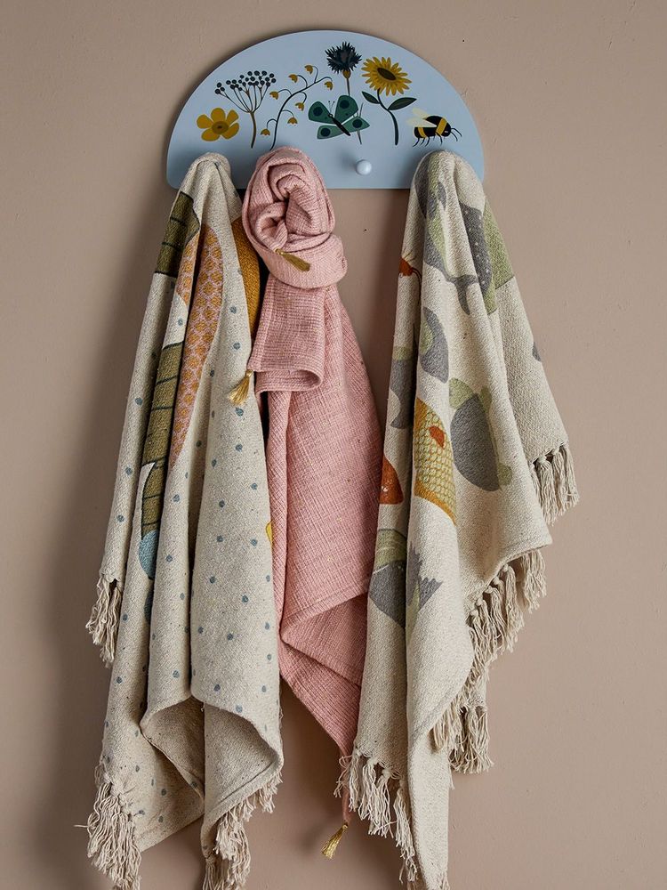 Mounting accessories - Juliana Coat Rack, Blue, Lotus - BLOOMINGVILLE MINI